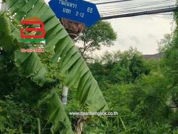 ที่ดินเปล่า รามอินทรา 65 แยก 2-12 เนื้อที่ 104 ตร.ว ใกล้ตลาดนัดเลียบด่วนรามอินทรา แขวงท่าแร้ง เขตบางเขน กรุงเทพมหานคร