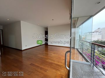 Bello departamento 5to piso vista externa, 3 dorm, 2 estacionamientos y 2 depósitos en Miraflores