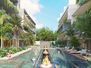 PENTHOUSE 2 plantas, en Tulum, 3 Habitaciones, Cine, yoga, Alberca