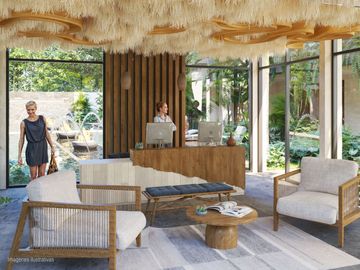 PENTHOUSE 2 plantas, en Tulum, 3 Habitaciones, Cine, yoga, Alberca