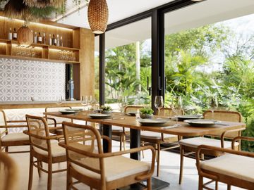 PENTHOUSE 2 plantas, en Tulum, 3 Habitaciones, Cine, yoga, Alberca