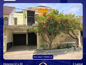 JUAL RUMAH KERTAJAYA INDAH TENGAH SURABAYA SHM LEBAR 12
