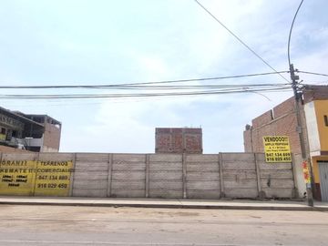 OCASION EN VENTA TERRENO COMERCIAL 304m2 TORRE BLANCA DE CARABAYLLO.