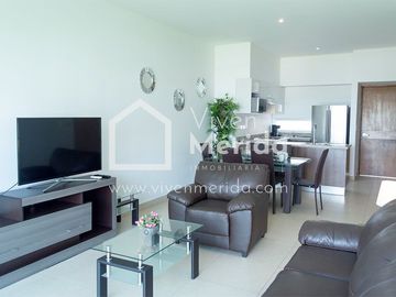 Departamento en venta en Vía Montejo al norte de Mérida