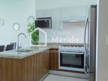Departamento en venta en Vía Montejo al norte de Mérida