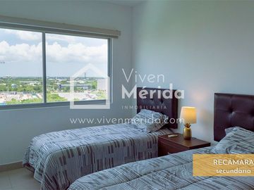 Departamento en venta en Vía Montejo al norte de Mérida