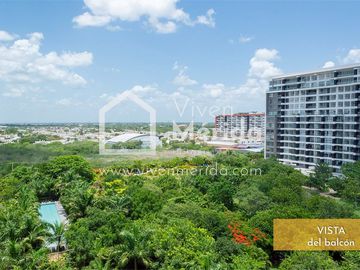 Departamento en venta en Vía Montejo al norte de Mérida