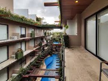 Estudio en venta, Tulum, 1 recamara, gym, alberca, coworking