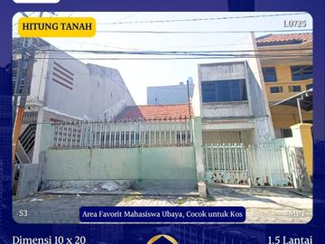 DIJUAL RUMAH TENGGILIS & RUNGKUT MEJOYO AREA SEKITAR UBAYA TANAH KOST