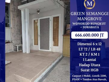 DIJUAL RUMAH WISATA GREEN SEMANGGI SURABAYA WONOREJO RUNGKUT