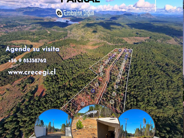 PARCELAS AGRICOLAS EN PARRAL SECTOR EMBALSE DIGUA, AGUA POTABLE Y LUZ