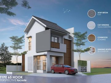 Rumah GAP Kota Bekasi Timur, Baru 2/1 LANTAI Mewah Harga Murah di Dekat Tol Stasiun LRT, Jual Dijual
