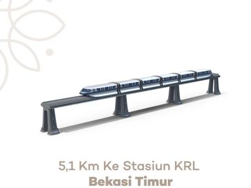Rumah GAP Kota Bekasi Timur, Baru 2/1 LANTAI Mewah Harga Murah di Dekat Tol Stasiun LRT, Jual Dijual