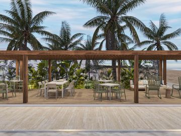 Departamento con acceso a la playa, en venta, zona Progreso, Merida, Yucatan.