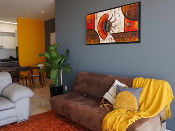 SE RENTA EXCLUSIVO DEPARTAMENTO EN AMIRA CIMA DIAMANTE 2HAB 120 m2