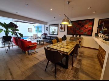 Departamento Amoblado y Equipado 2 Dormitorios con Piscina y Jardín en Alquiler en San Isidro
