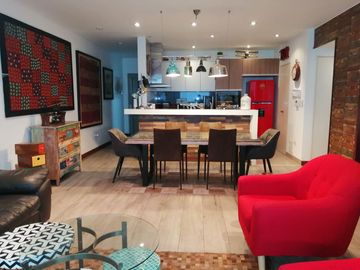 Departamento Amoblado y Equipado 2 Dormitorios con Piscina y Jardín en Alquiler en San Isidro