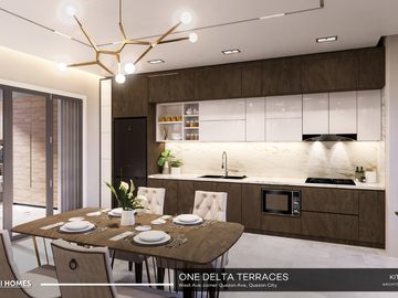 Studio Unit For Sale in One Delta Terraces near Solaire, Trinoma, UP, St. Luke's, MRT, Skyway