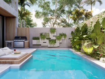 Brand new three bedroom villas for lease in Central Canggu