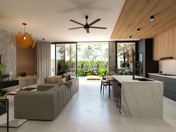 Brand new three bedroom villas for lease in Central Canggu