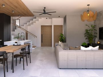 Brand new three bedroom villas for lease in Central Canggu