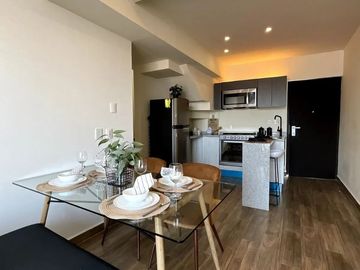 Ultimo PH en Venta en el Desarrollo Bengala con 1 estac independiente 1 bodega 1 roof privado. En Zacahuitzco Benito Juarez
