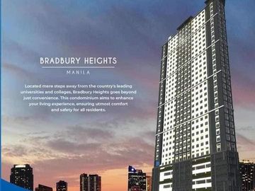Resale/Pasalo condo walking distance to UST Manila