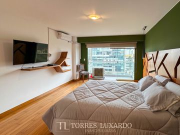 ALQUILER DE ELEGANTE Y MODERNO DEPARTAMENTO AMOBLADO DE 3 HABITACIONES Y 2 COCHERAS EN SAN ISIDRO