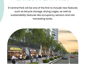 1 Bedroom Condo for Sale in 9 Central Park for as LOW as P9,000 per month at Zero Interest! No Downpayment!
