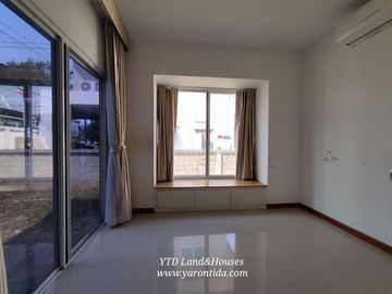 For sale 2-story detached house, Casa Ville Bangna-Theparak, Located near the main road, There is an addition to the roof on the back and sides