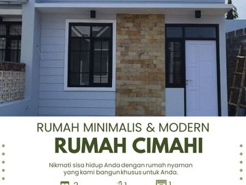 Dijual rumah minimalis view kota bandung di cimahi dekat pintu tol cimahi