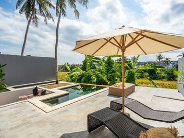Brand New Two Bedroom Villa with Ricefield View for Lease in Canggu