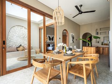 Brand New Two Bedroom Villa with Ricefield View for Lease in Canggu