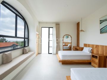 Newly Completed Tabanan Villa: Ocean Views, Rooftop Terrace, and 5-Minute Walk to the Beach
