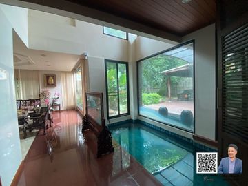 Land for Sale: 1 Rai with 2 Detached Houses in Narathiwas Soi 24, near Wat Phothi Man