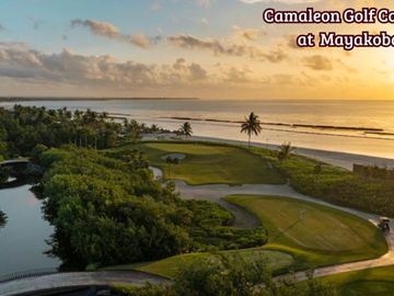 Villa con jardín Terraza y Casa club con muchas amenidades, en venta, Mayakoba, Playa del Carmen.