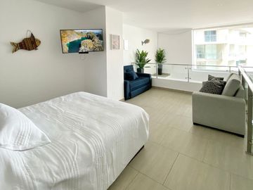 Duplex vista al mar en condominio Ocean Reef, San Bartolo