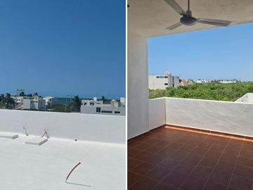Casa a pasos del mar con alberca privada, en venta, San Benito, Yucatán.