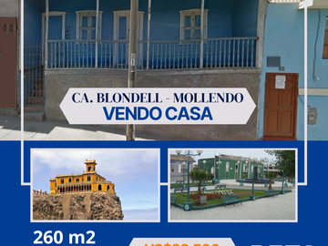 VENDO CASA EN CENTRO DE MOLLENDO