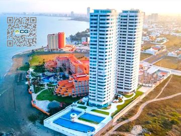 DEPARTAMENTO AMUEBLADO EN VENTA En Torres JV 🏙️ 📍 Blvd. Manuel Ávila Camacho, Costa de Oro, Boca del Río; Ver.
