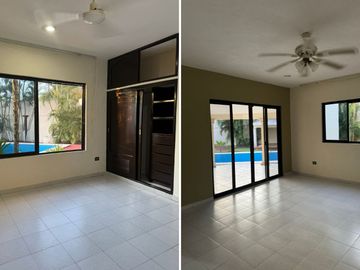 Casa con jardín y alberca privada, en venta, en Zona Norte, Mérida.
