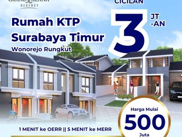 MURAH! Rumah Surabaya Timur Grand Alana Wonorejo 500JT-an Istimewa