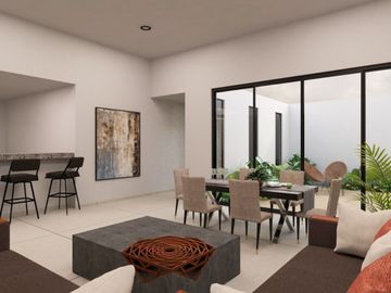 PRECIOSAS CASAS DE UNA PLANTA EN PRIVADA AL NORTE DE MÉRIDA EN CHULUL