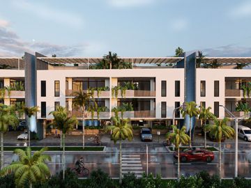 Penthouse en venta de 2 Recamaras en Bacalar con vista a la Laguna