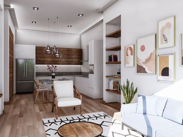 Penthouse en venta de 2 Recamaras en Bacalar con vista a la Laguna