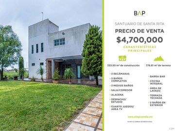 Casa en venta en Santuario de Santa Rita