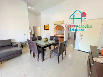Departamento en venta con terraza y hermosa vista a las áreas comunes