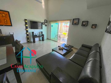 Departamento en venta con terraza y hermosa vista a las áreas comunes