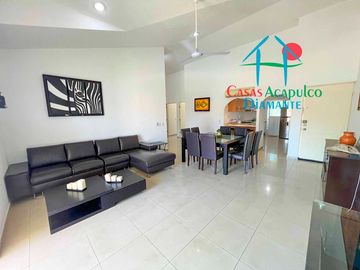 Departamento en venta con terraza y hermosa vista a las áreas comunes