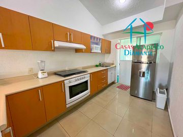 Departamento en venta con terraza y hermosa vista a las áreas comunes